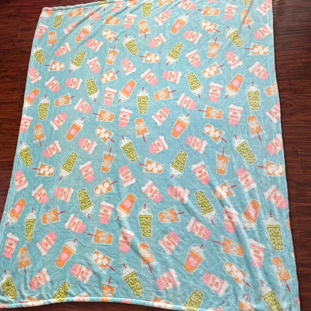 Coffee Themed Blanket